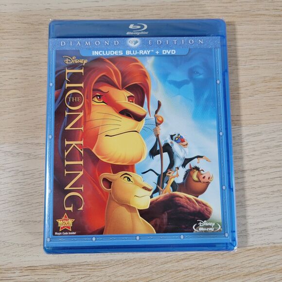 The Lion King Blu-Ray + DVD, Matthew Broderick, Niketa Calame, Jim Cummings NEW - Picture 1 of 3